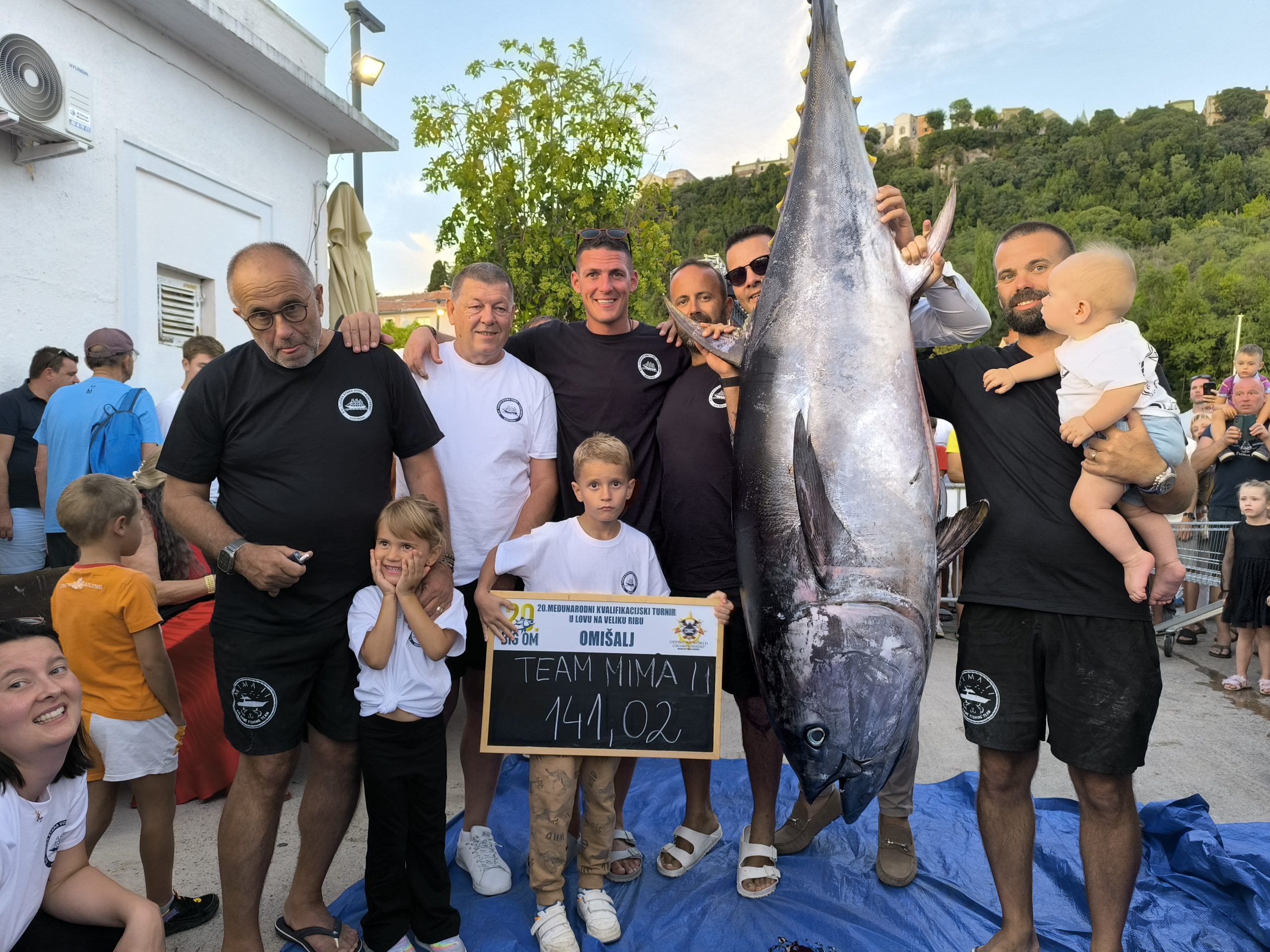 Big game fishing tuna